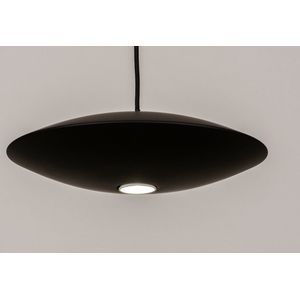 Lumidora Hanglamp 74380 - ILUME - GU10 - Zwart - Metaal - ⌀ 35 cm
