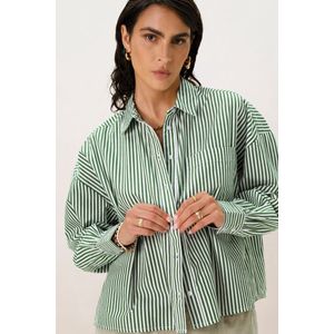 Sissy-Boy - Boxy Blouse - Groen Gestreept