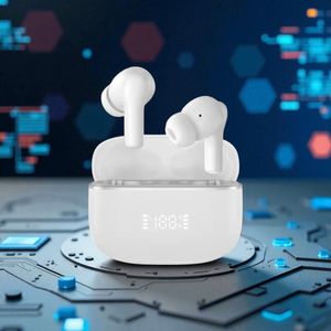 Draadloze Bluetooth Oortjes met Active Noise Cancelling (ANC) – Oplaadcase – In-Ear Earbuds – Hifi Geluid – Touch Bedieningspaneel – Sport & Werk & vrije tijd