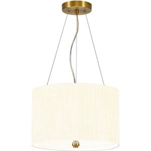 Bohemian Hanglamp - Steady Lighting - Metaal - Bohemian - E27 - L: 35.6cm - Voor Binnen - Woonkamer - Eetkamer - Brons