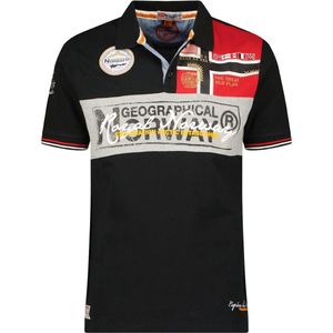 Geographical Norway Heren Polo Kidney Zwart - M