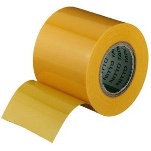 Plakband Nitto Tape, 50 mm x 10 mtr, geel - 8 rollen