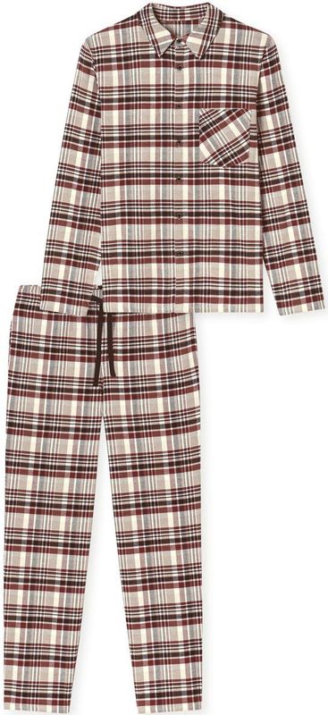 Schiesser - Xmas Family - Pyjamaset - Multi - Lang - Geborsteld Flanel
