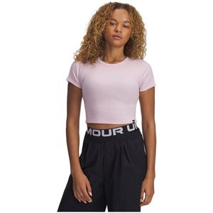 Under Armour - Rival Rib Baby - T-shirt - Roze - Korte Mouwen - Vrouw