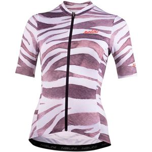 Nalini - Dames - Fietsshirt - Korte mouwen - Wielrenshirt - Zomer - ANIMAL LADY JERSEY - ZEBRA/PINK - S