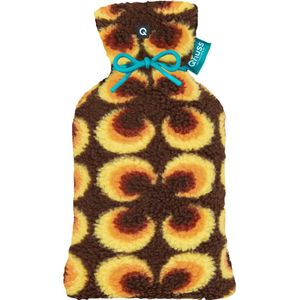 Qnuss Elektrische Kruik XL - Duurzaam & Draadloos - Oplaadbaar - Infraroodwarmte - Waterkruik - 40x20 cm - Retro - Inclusief Powerbank