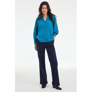 DIDI Dames Blouse Venice Lagoon blue maat 38