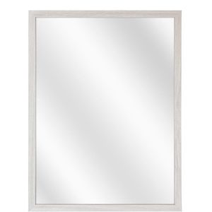 Spiegel met Vlakke Houten Lijst - Wit Eik - 40 x 50 cm