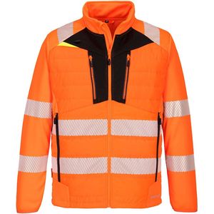 Portwest - DX4 Hi-Vis Hybride Baffle Jack - Oranje/Zwart - Werkjas