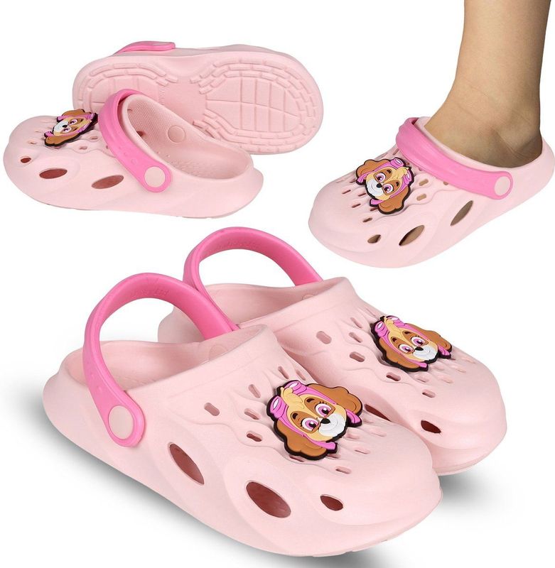 Paw Patrol Skye Teenslippers van SCHUIMRUBBEREN SLIPPERS voor meisjes, DIKKE ZOOL EVA, lichtgewicht (Roze, EU-systeem voor schoenmaten, Kleuter, Numeriek, Normaal, 24)