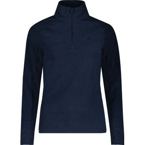 NOMAD® Fleece Vest Dames | Maat XL | Donkerblauw | Stretch Fleece Trui | Sweater met halve rits | Wintersport | Warm en Ademend
