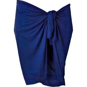 Beco Rok Pareo Dames 165 X 56 Cm Polyester Donkerblauw