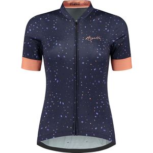 Rogelli Terrazzo Fietsshirt - Korte Mouwen - Dames - Paars, Koraal - Maat XS