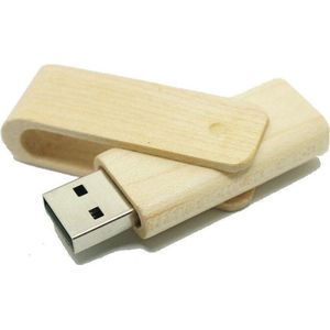 Bamboe Uitklap Model - USB-stick - 16 GB