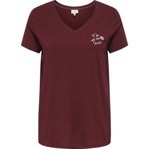 ONLY CARMAKOMA - CARKALLIE LIFE SS V-NECK A-SHAPE TEEJRS - Meisjes - T-shirts