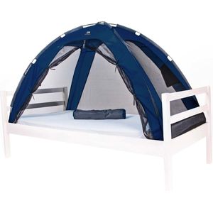 Deryan Bedtent Klamboe - 200x90cm - Hoogste kwaliteit Muggennet Muskietennet 1mm gaas - Navy