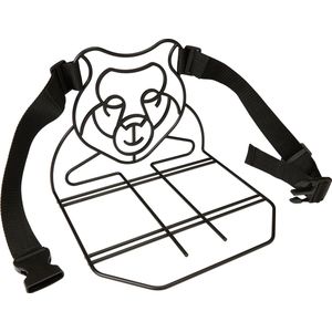 Metalen Bagagedrager Verbreder - ""Bear Bag Buddy"" - Pakdrager voor Bagagerek van Kinder Fiets - Tassendrager - Zwart