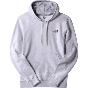 The north face simple dome hoodie in de kleur grijs.