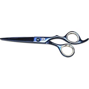 DZ Professionele Kappersschaar – Offset Design – 15 cm.- Plasma Blauw