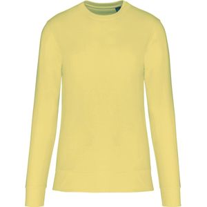 Sweatshirt Unisex M Kariban Ronde hals Lange mouw Lemon Yellow 85% Katoen, 15% Polyester