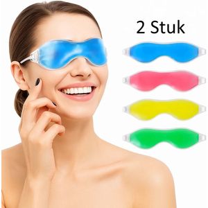 2 Stuks Gelmasker I Oog Gelmasker I Gelmasker Voor Ogen I Oogmasker I Koelmasker I Oogvermoeidheid Verlichting I Anti Wallen I Koelmasker I Kleur Willekeurig