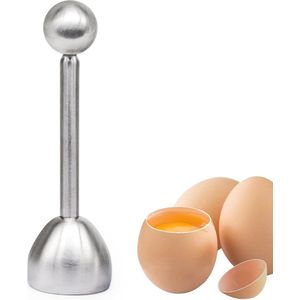 Eieropener van Roestvrij Staal voor Hardgekookte en Zachtgekookte Eieren