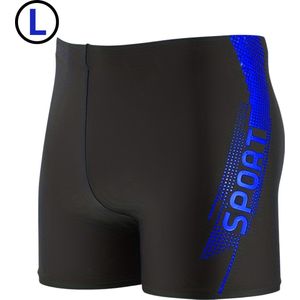Bovista Zwembroek Heren - Zwem Broek Mannen - Badkleding - Zwemmen - Jongens - Swimming Shorts - Zomerbroek - Blauw - Maat L