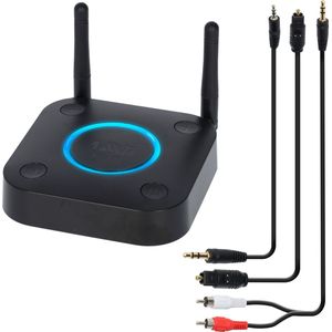 Bluetooth Transmitter - Ontvanger - Draadloos - Zwart - Audio Adapter - Met Power Adapter en USB Oplaadkabel