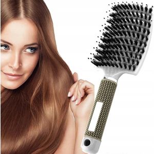 Haarborstel met zwijnenhaar - Perfect voor dagelijks gebruik en styling
