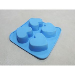 Siliconen mal harten - Hartjes - Hart 4 Stuks - Chocolade - Bakvorm - Bonbons - Mold - Bakvormen Bakken - Chocolade - Cakevorm - Chocoladevorm - Bonbons - Koken - Keukenaccessoires - Cadeau - Chocolaatjes