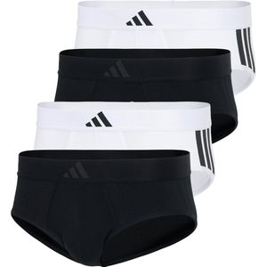 adidas Heren slip / onderbroek 4 pack Active Flex Cotton 3 Stripes