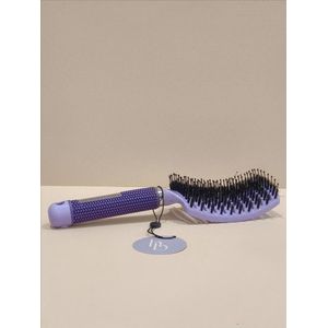 De haarboetiek haar borstel paars