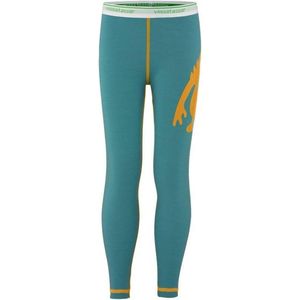 Solid legging merino wol - groen