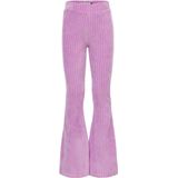 LOOXS Little 2601-7606-610 Meisjes Broek - Maat 92 - Lila van 78% Cotton 18% Polyester 4% Lycra