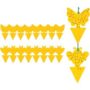 20 stuks Gele Vliegenvallen voor Plantenbescherming | Effectieve Muggen- en Insectenbestrijding