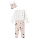 Vertbaudet - Set Romper + Broek + Muts - Meisjes - Disney® Minnie