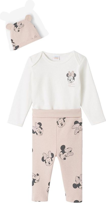 Vertbaudet - Set Romper + Broek + Muts - Meisjes - Disney® Minnie