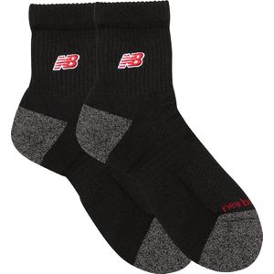New Balance ACTIVE QUARTER SOCK 3 PACK Unisex Sportsokken - BLACK