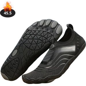 Bovista Waterschoenen Voor Kinderen & Volwassenen - Aqua Shoes - Aquaschoenen - Afzwemschoenen - Zwemles Schoenen - Zwart - 36.5