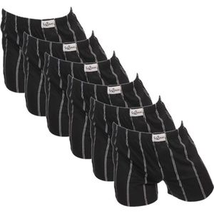Fun2wear/Funderwear wijd Streep | MAAT XXXL | 6-pack heren boxershorts | zwart