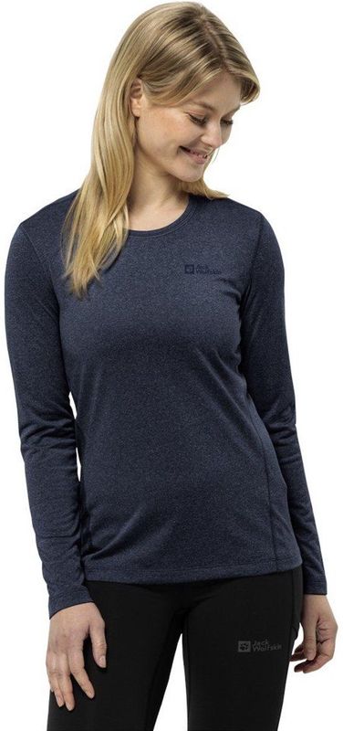 Jack Wolfskin - Sky Thermal L/S W - Wandelshirt - Dames - Grijs - Polyester