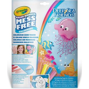 Crayola - Color Wonder - Kleurboek - Kleurplaten en Stiften - Zeevrienden