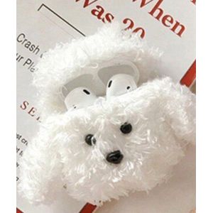 Hidzo Hoes Voor Apple's Airpods - Dier - Wit