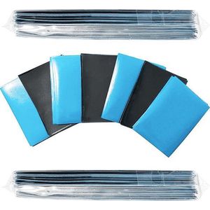 Trading Card Speelkaartsleeves – 100 stuks – 66x91mm – Lichtblauw – Card sleeves
