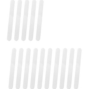 15 stuks - Antislip Stickers voor Badkamer - Zelfklevende Anti Slip Strips Stickers - 2 cm x 20 cm - Antislip Tape - Douche/Bad/Trap Plakstrip - Transparant - peva