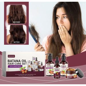 Haarverzorging- Conditioner voordeelverpakking -Batana Olie Haarverzorgingsset - Versterkt, Voedt en Herstelt voor Sterk, Gezond Haar