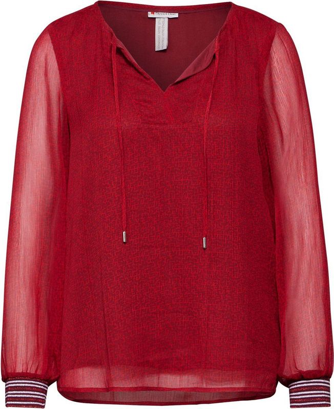 A345118 Printed chiffon tunic blous