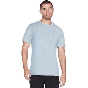 Skechers On the Road Tee M2TS209-LTBL, Mannen, Blauw, T-shirt, maat: M