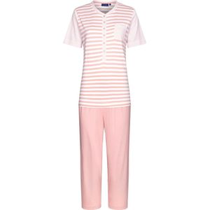 Katoenen pyjama roze strepen - Roze - Maat - 44