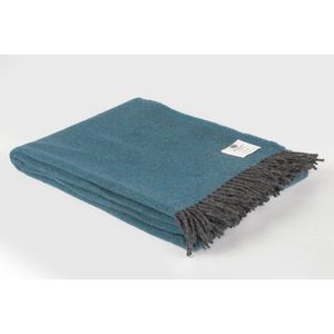 McNutt - Wollen Plaid - Dubbelzijdig - Blauw Grijs